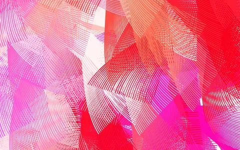 Light Pink, Yellow vector pattern with random forms. 库存插图