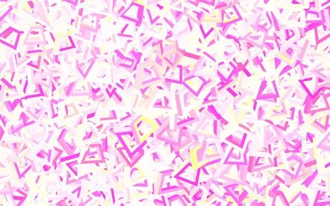 Light Pink, Yellow vector pattern with random forms. Illustrazione stock