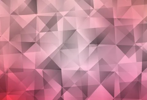 Light Pink, Yellow vector polygonal pattern. Illustrazione stock