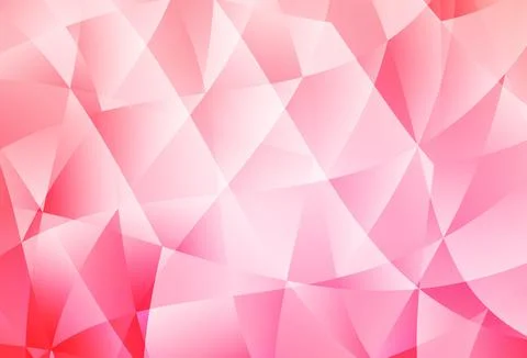 Light Pink, Yellow vector polygonal template. Stock Illustration