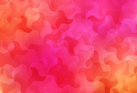 Light Pink, Yellow vector shining triangular layout. Stock Illustration