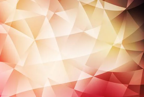 Light Pink, Yellow vector shining triangular layout. Stock Illustration