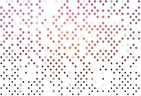 Light Pink, Yellow vector template with circles. 스톡 일러스트