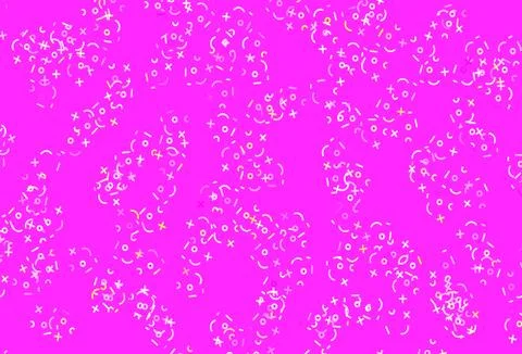 Light Pink, Yellow vector template with math simbols. Illustrazione stock