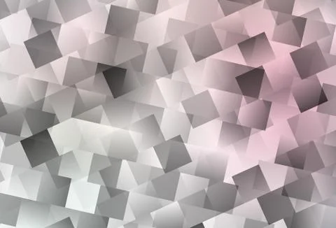 Light Pink, Yellow vector template with rhombus. Stock Illustration