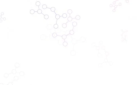 Light Pink, Yellow vector template with artificial intelligence structure. イラスト素材