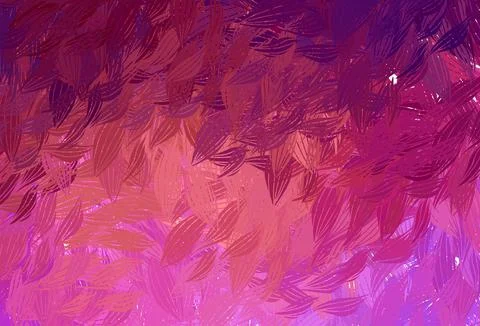 Light Pink, Yellow vector template with chaotic shapes. Stock Illustration