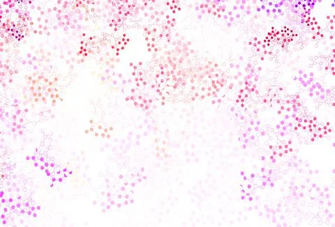 Light Pink, Yellow vector template with artificial intelligence structure. Illustrazione stock