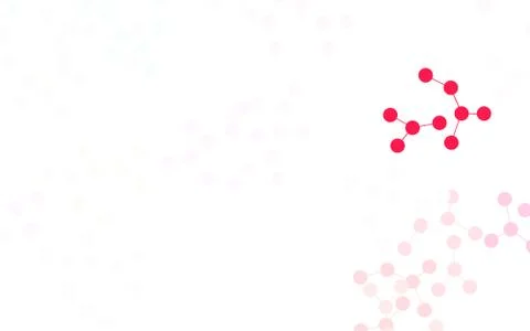 Light Pink, Yellow vector texture with artificial intelligence concept. 스톡 일러스트