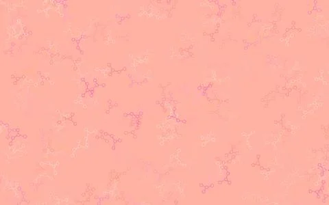 Light Pink, Yellow vector texture with artificial intelligence concept. Illustrazione stock