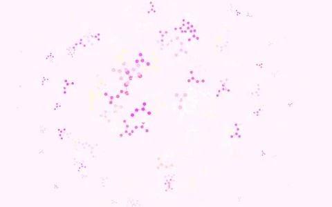 Light Pink, Yellow vector texture with artificial intelligence concept. Stockillustratie