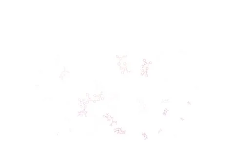 Light Pink, Yellow vector texture with artificial intelligence concept. Illustrazione stock