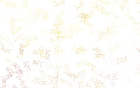 Light Pink, Yellow vector texture with artificial intelligence concept. Stock Illustration