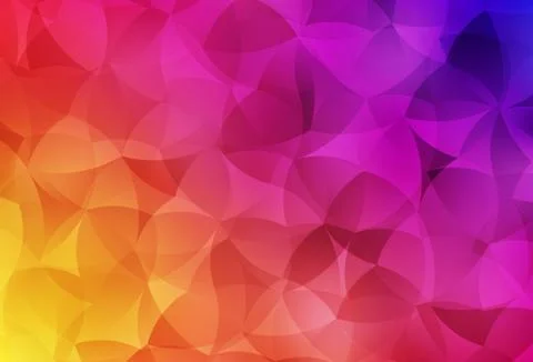 Light Pink, Yellow vector texture with abstract forms. Stock Illustration