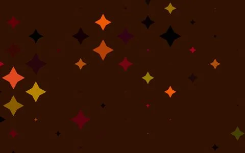Light Pink, Yellow vector texture with beautiful stars. Stock Illustration