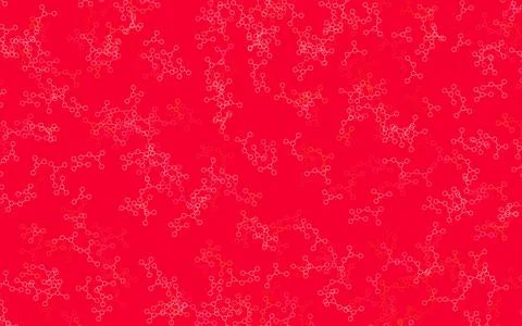 Light Pink, Yellow vector texture with artificial intelligence concept. Illustrazione stock