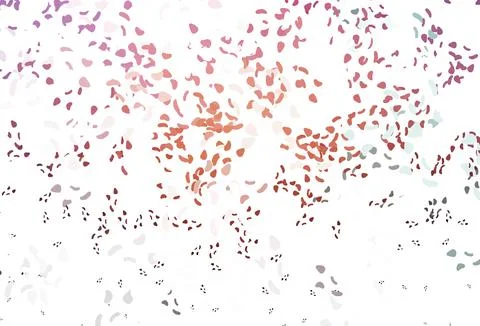 Light pink, yellow vector texture with random forms. 스톡 일러스트