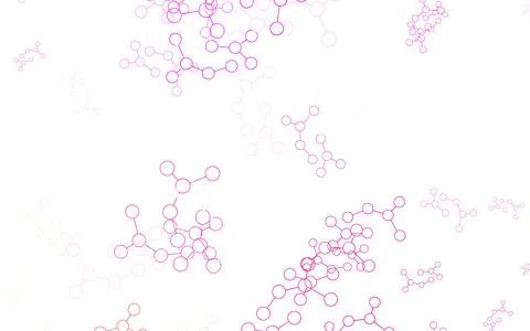 Light Pink, Yellow vector texture with artificial intelligence concept. 스톡 일러스트