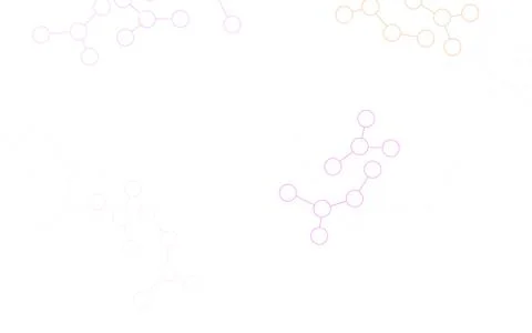 Light Pink, Yellow vector texture with artificial intelligence concept. Illustrazione stock