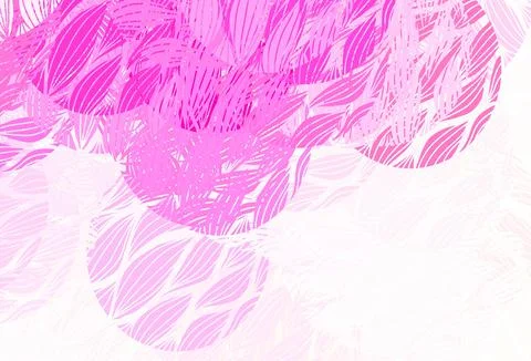 Light Pink, Yellow vector texture with abstract forms. Stock Illustration