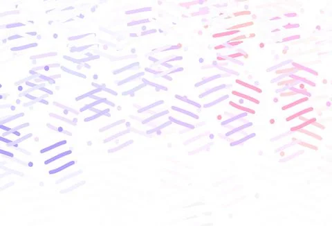 Light Pink, Yellow vector texture with colored lines. Stock Illustration