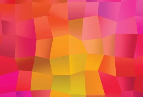 Light Pink, Yellow vector texture with rectangular style. Stock Illustration