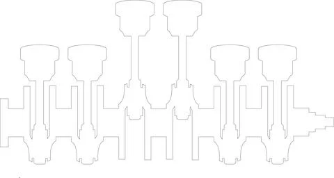 Light Piston Icon For Technical UI And Auto Diagnostics Interfaces Stock Photos