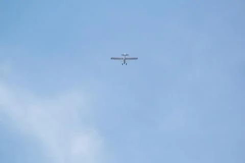 A light plane in the sky Stock Photos