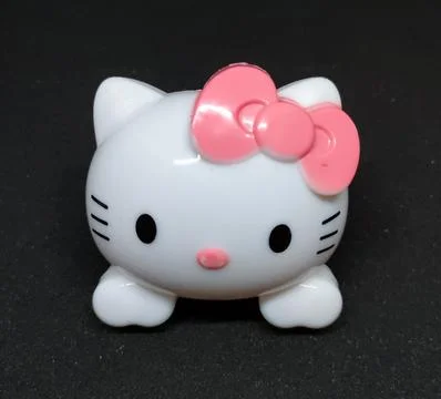Light up plastic cat doll Stock Photos
