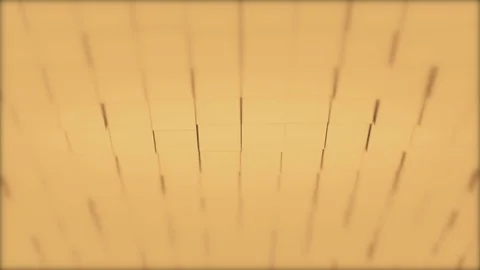 Light plastic cubic surface in wave motion, rotating and coming closer, focused Video stock 124500607