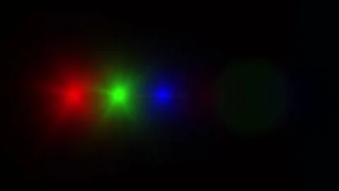 Light, point, Light movement, green and blue and red, right moving  스톡 동영상 320145848