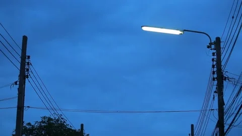 Light pole Stock Footage 147321302