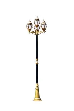 Light pole isolated Stock Photos