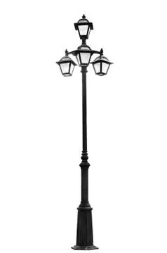 Light pole isolated Stock Photos