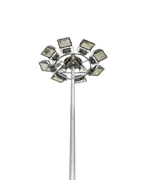 Light pole isolated Stock Photos