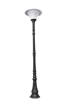 Light pole isolated. Stock Photos
