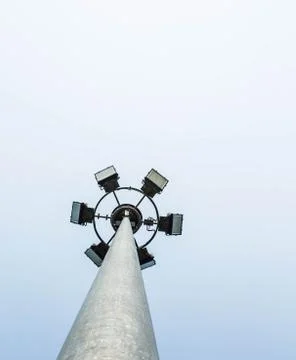 Light pole. 库存照片