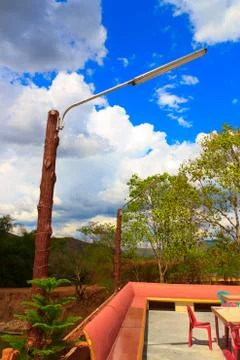 Light pole Stock Photos