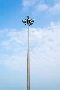 Light poles Stock Photos