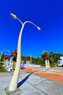 Light poles Stock-Fotos