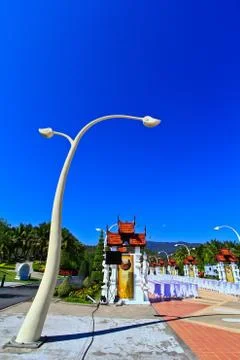 Light poles Stock Photos