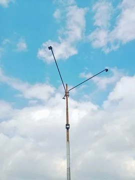 Light poles Foto stock