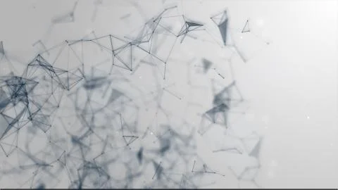 Light Polygon Plexus Background Stock Illustration