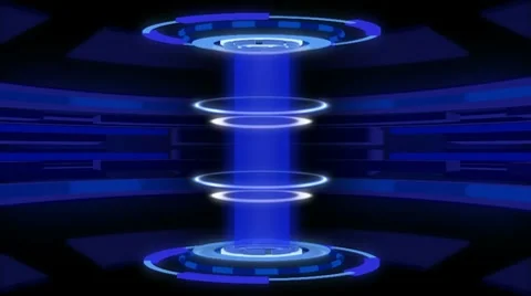 Light portal Stock Footage 10748702