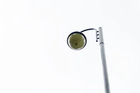 Light Post With Blue Sky Background and multi light Foto stock