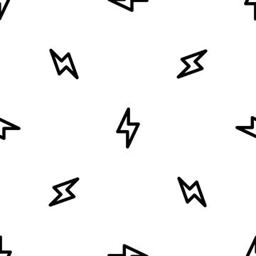 Light power pattern seamless vector Stock Illustration