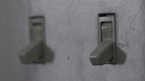 Light Power Switch On Off Macro Stockbeeldmateriaal 47259578