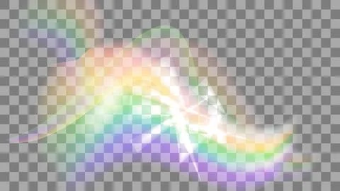 Light, prism, flare, overlay, refraction Stock Illustration