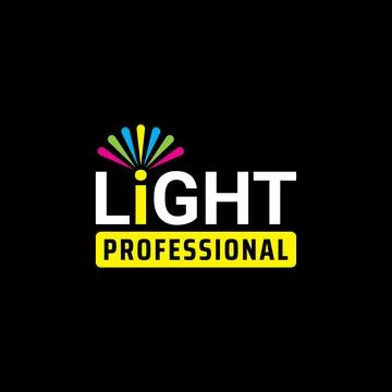 Light Professional Logo Concept for  Lighting Company, Multimedia or etc. C.. Ilustración de archivo