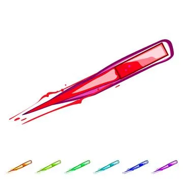Light projectile game cartoon vector graphic Stock Illustration